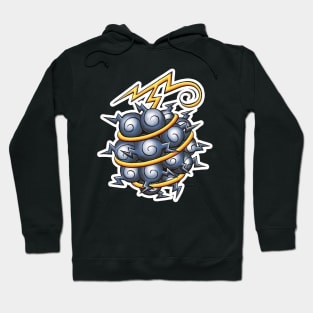 Jiki Jiki no Mi - Eustass Kid Devil Fruit (No Name) Hoodie